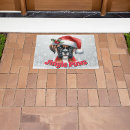 Search for funny christmas doormats Dogs