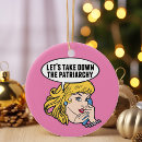 Search for pop art christmas tree decorations Pink