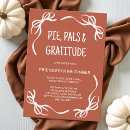 Search for gratitude invitations Rustic