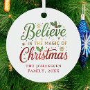 Search for believe in the magic christmas tree decorations Modern