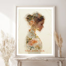 Search for woman silhouette posters Flowers
