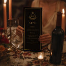 Search for 1920s menus Black and gold
