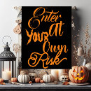 Search for enter at your own risk posters Spooky