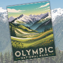 Search for washington state parks postcards Hurricane ridge