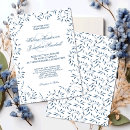 Search for willow invitations Blue and white