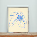 Search for floral line art drawing posters Botanical illustration