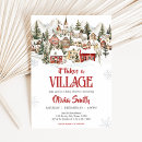 Search for it takes a village baby shower invitations Winter