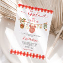Search for apple of our eye baby shower invitations Gingham