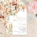 Search for modern floral bridal shower invitations Champagne