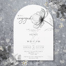 Search for flower engagement party invitations Botanical