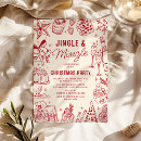 Search for cozy christmas invitations Hand drawn