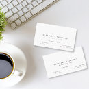 Search for black and white business cards Consultant