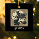 Search for vintage witch christmas tree decorations Black