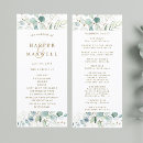 Search for green gold wedding programs Elegant