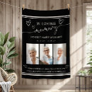 Search for 1 photo blankets Celebration of life