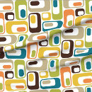 Search for teal orange fabric Geometric