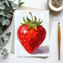 Search for fruit painting postcards Red