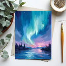 Search for northern lights postcards Night sky