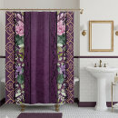 Search for velvet shower curtains Purple