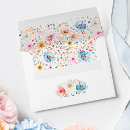 Search for colorful wedding envelopes Boho