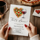 Search for pizza rehearsal dinner invitations That's amore
