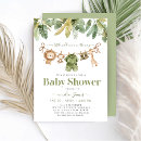 Search for animal baby shower invitations Safari