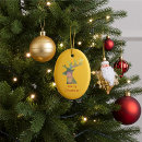 Search for vintage reindeer christmas tree decorations Red