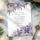 Search for lavender and white wedding invitations Light purple