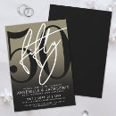 Search for 50 year anniversary invitations Black and white
