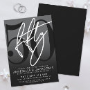 Search for 50 anniversary invitations Black and white