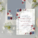 Search for dusty blue and blush wedding invitations Modern