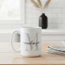 Search for minimal art mugs Modern typography