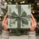 Search for evergreen wrapping paper Elegant holiday