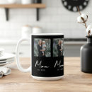 Search for mom established mugs Black white
