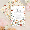 Search for tea time bridal shower invitations Flowers