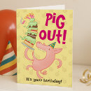 Search for funny pig birthday cards Farm animals
