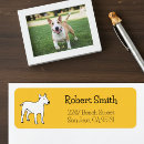 Search for bull terrier return address labels Bully