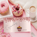 Search for gold cupcake business cards Bakery
