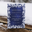 Search for ice blue winter wedding invitations Snowflakes
