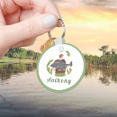 Search for green fish key rings Fisherman