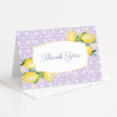Search for purple bridal thank you cards Pretty