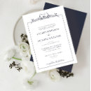 Search for navy blue border invitations Classic
