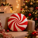 Search for peppermint candy cushions Swirl