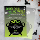 Search for double trouble invitations Spooky