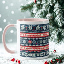 Search for pink sweater mugs Xmas