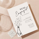 Search for bubble engagement party invitations Modern