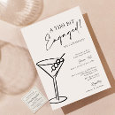 Search for martini bridal shower invitations Chic