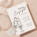 Search for bubbly invitations Modern
