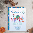 Search for ice skating seasonal invitations Watercolor