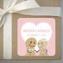 Search for cute cartoon wedding stickers Cartoon bride and groom